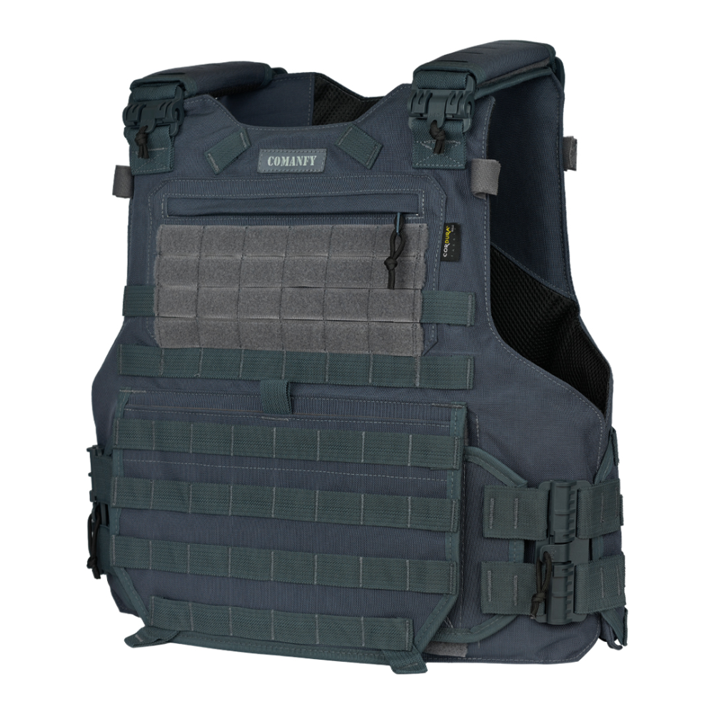 CAPA DE COLETE COMANFY® ARMOR IIIA - CINZA BANDEIRANTE 