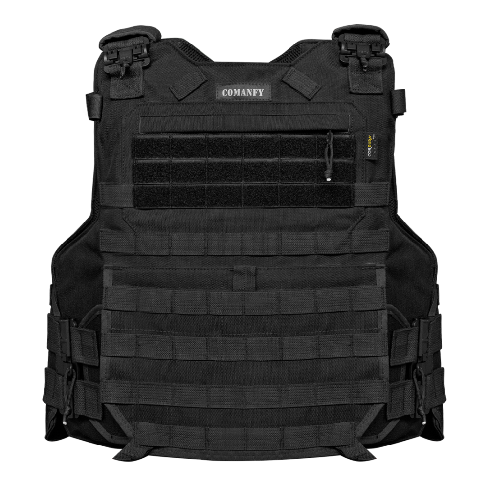 CAPA DE COLETE COMANFY® ARMOR IIIA - PRETO