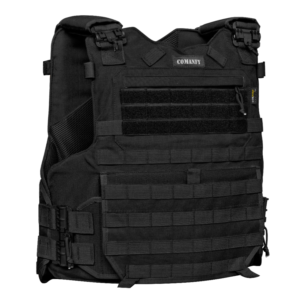 CAPA DE COLETE COMANFY® ARMOR IIIA - PRETO