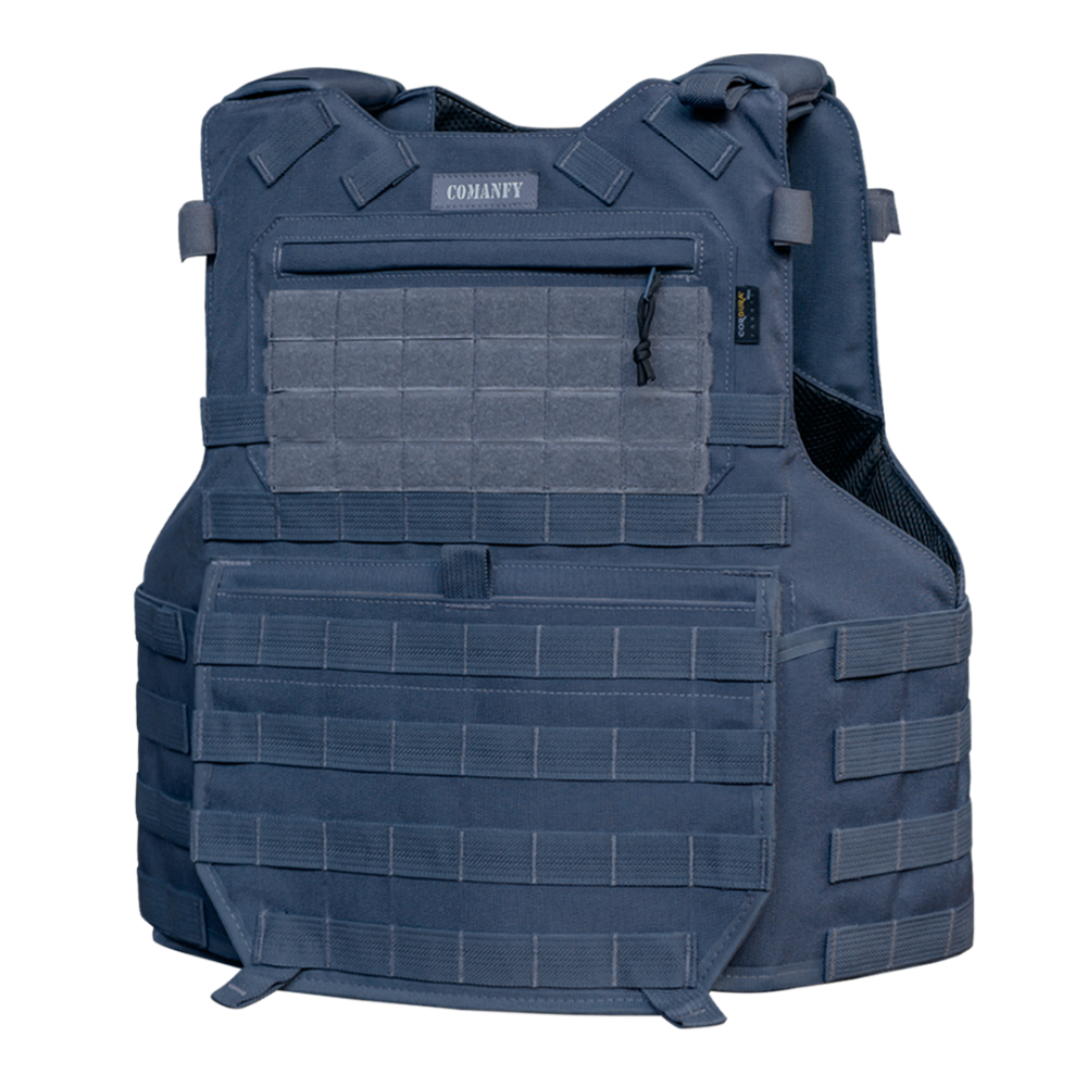 CAPA DE COLETE COMANFY® PREDADOR G5 IIIA - CINZA BANDEIRANTE PMESP 