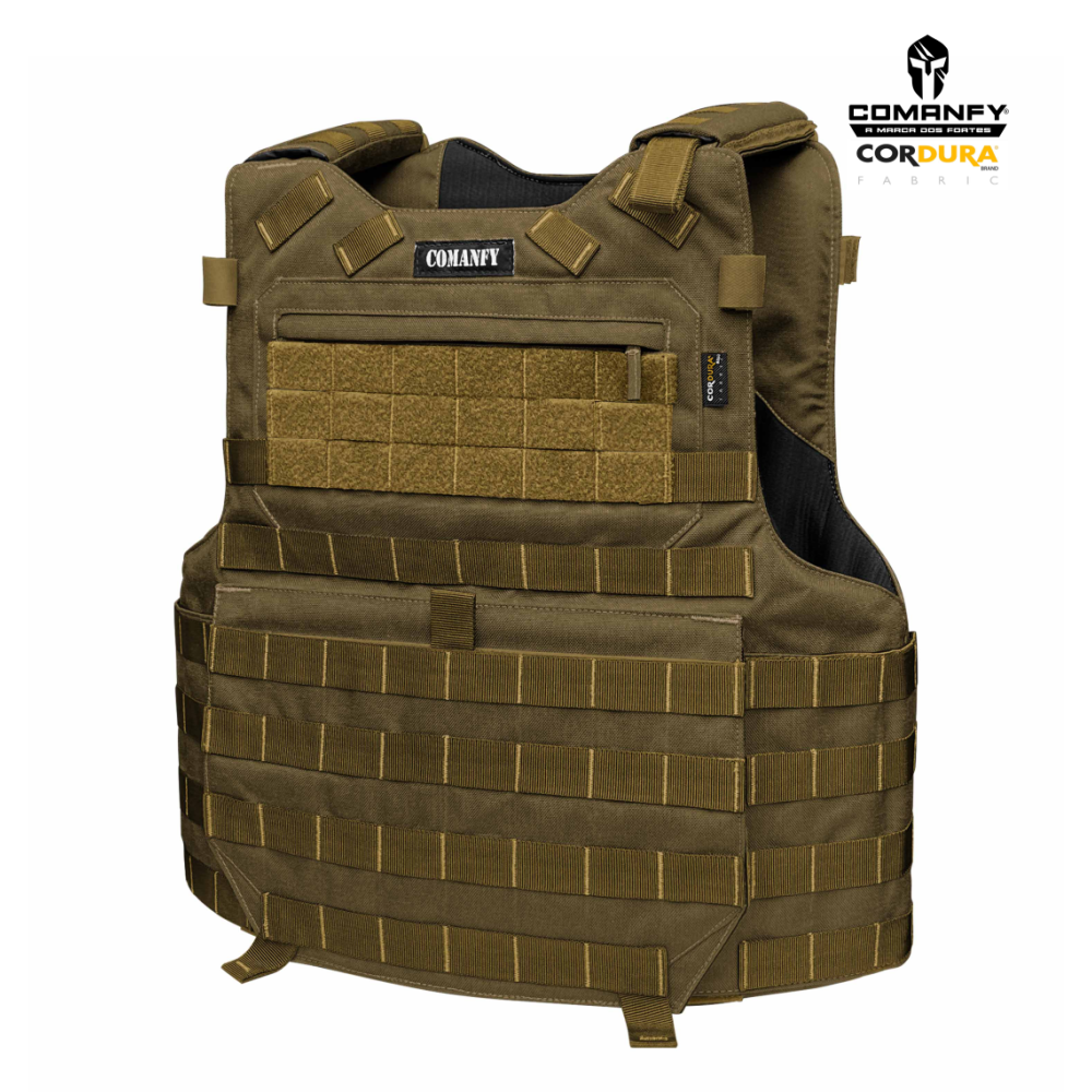 CAPA DE COLETE COMANFY® PREDADOR G5 IIIA - COYOTE 