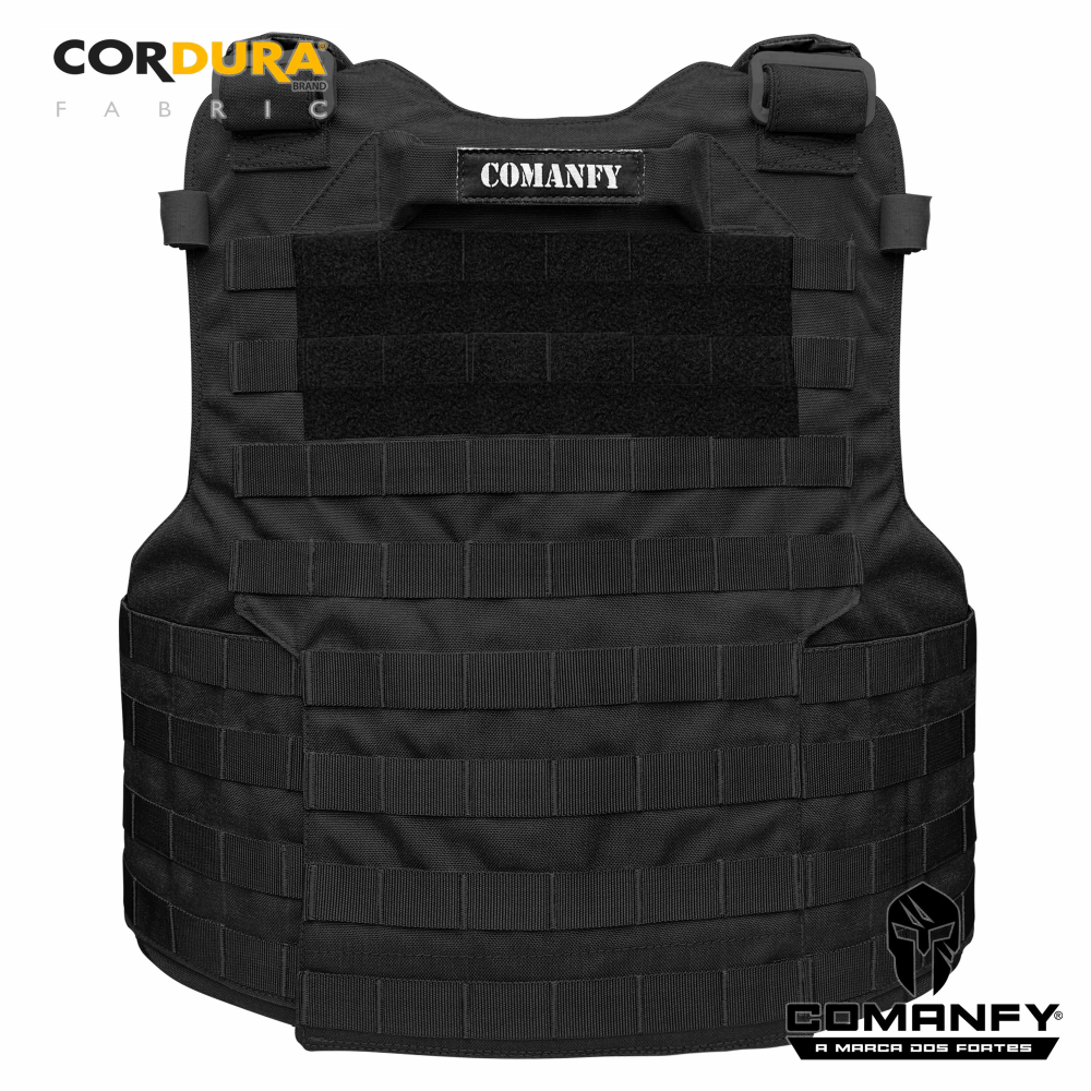 CAPA DE COLETE COMANFY® PREDADOR G5 IIIA - PRETO