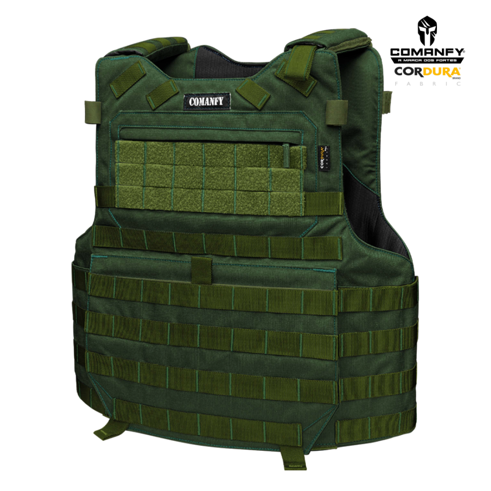 CAPA DE COLETE COMANFY® PREDADOR G5 IIIA - VERDE MILITAR 