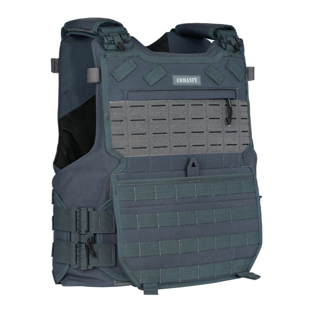 CAPA DE COLETE COMANFY® COMBAT IIIA - CINZA BANDEIRANTE