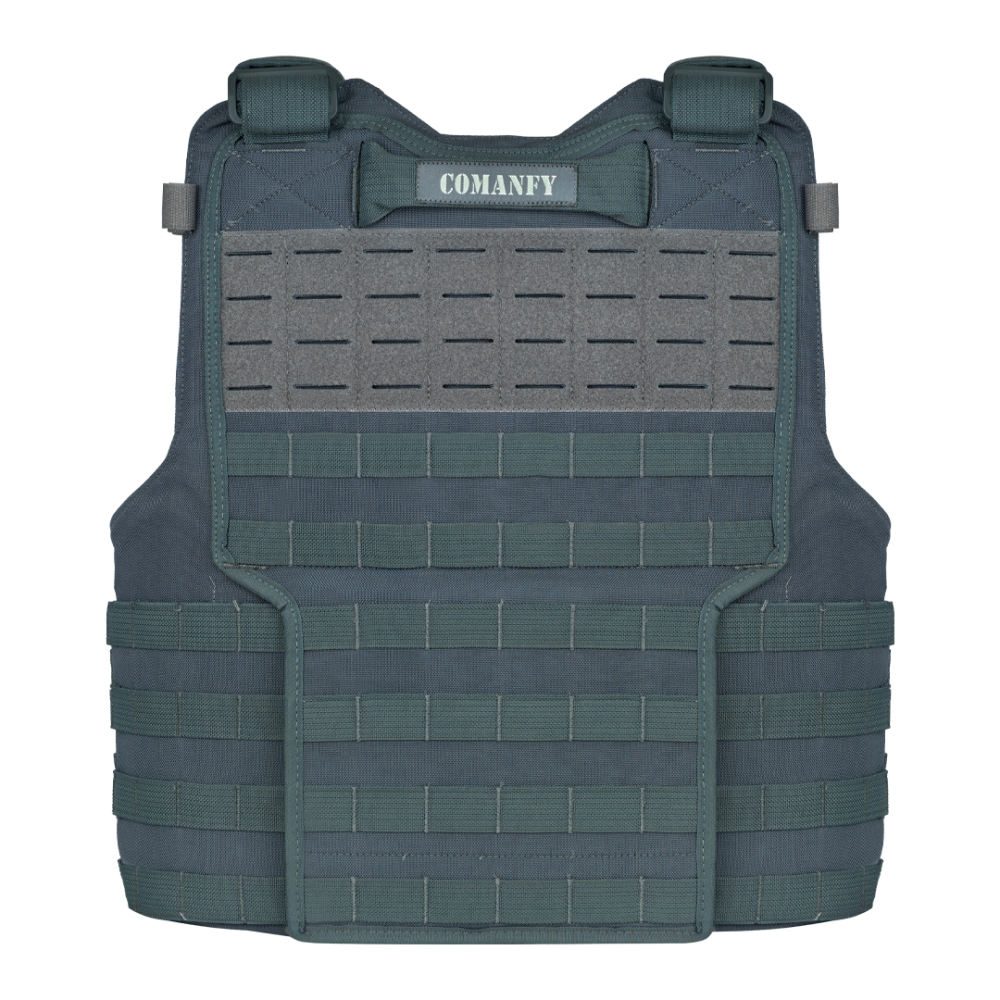 CAPA DE COLETE COMANFY® COMBAT IIIA - CINZA BANDEIRANTE