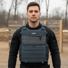 CAPA DE COLETE COMANFY® COMBAT IIIA - CINZA BANDEIRANTE