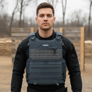 CAPA DE COLETE COMANFY® COMBAT IIIA - CINZA BANDEIRANTE