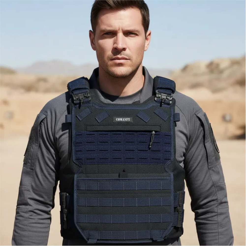 CAPA DE COLETE COMANFY® COMBAT IIIA - DARK ANVY