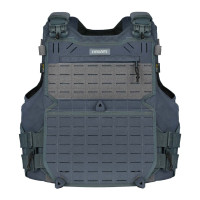 CAPA DE COLETE COMANFY® GLADIADOR IIIA LASER CUT - CINZA BANDEIRANTE 