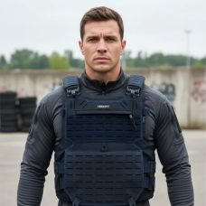 CAPA DE COLETE COMANFY® GLADIADOR IIIA LASER CUT - DARK NAVY