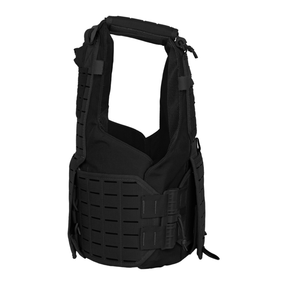 CAPA DE COLETE COMANFY® GLADIADOR IIIA LASER CUT - PRETO 