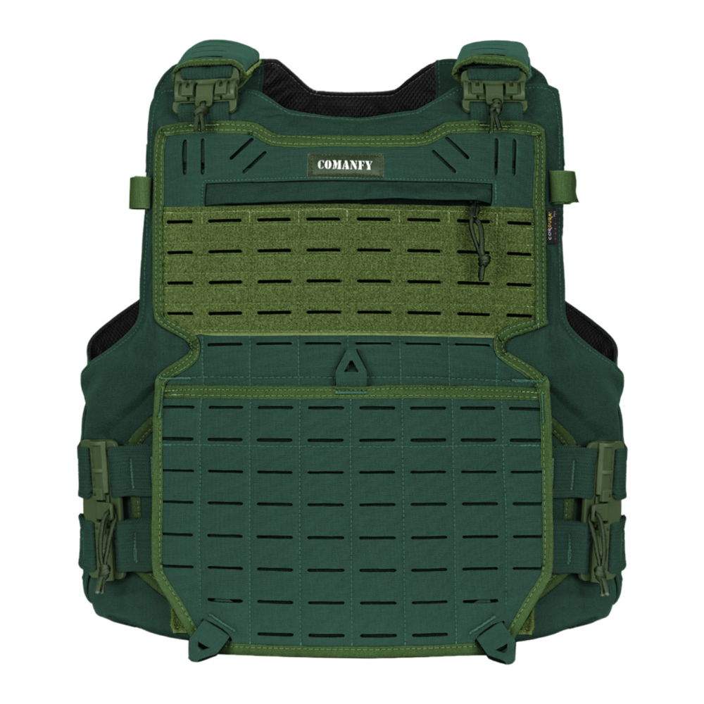 CAPA DE COLETE COMANFY® GLADIADOR IIIA LASER CUT - VERDE MILITAR