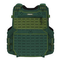 CAPA DE COLETE COMANFY® GLADIADOR IIIA LASER CUT - VERDE MILITAR