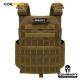 CAPA DE COLETE COMANFY® PLATE CARRIER EM CORDURA® 1000D - COYOTE