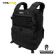 CAPA DE COLETE COMANFY® PLATE CARRIER EM CORDURA® 1000D - PRETO