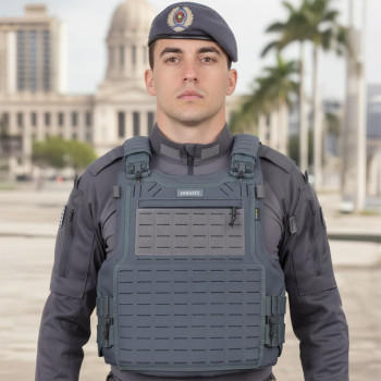 CAPA DE COLETE COMANFY® SPARTA LASER CUT - CINZA