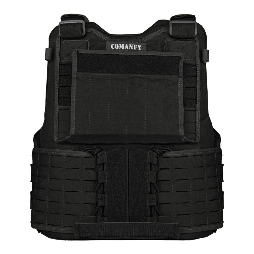 CAPA DE COLETE COMANFY® SPARTA LASER CUT - PRETO 