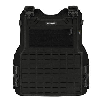 CAPA DE COLETE COMANFY® SPARTA LASER CUT - PRETO 