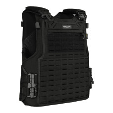 CAPA DE COLETE COMANFY® SPARTA LASER CUT - PRETO 