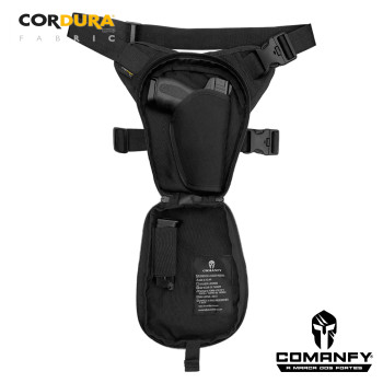 POCHETE DE PERNA COMANFY C/ SAQUE RÁPIDO - PRETO