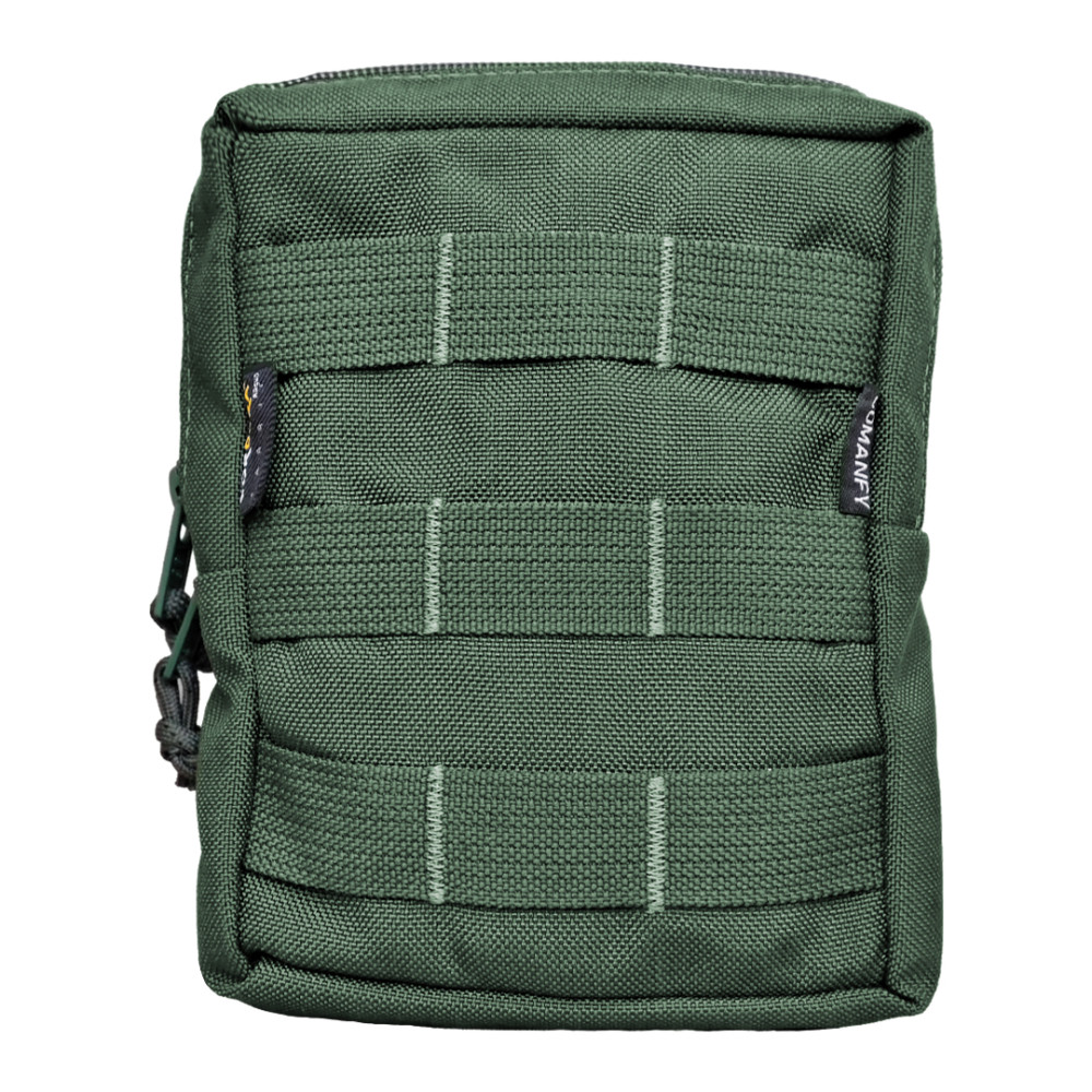 BOLSO VERTICAL MÉDIO -  VERDE MILITAR