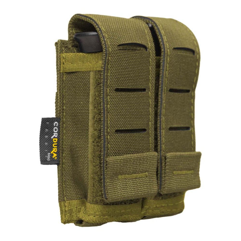 PORTA CARREGADOR DE PISTOLA DUPLO LASER CUT - COYOTE