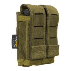 PORTA CARREGADOR DE PISTOLA DUPLO LASER CUT - COYOTE