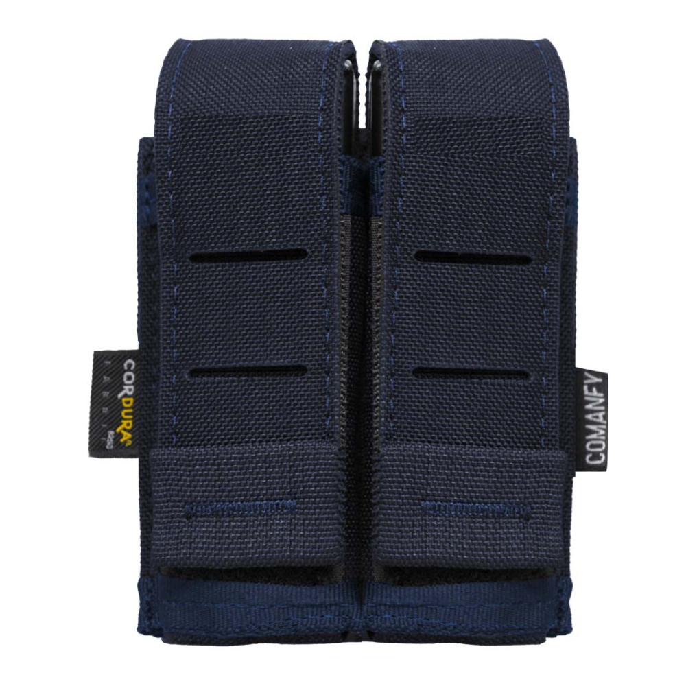 PORTA CARREGADOR DE PISTOLA DUPLO LASER CUT- DARK NAVY