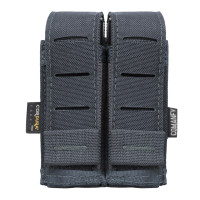 PORTA CARREGADOR DE PISTOLA DUPLO LASER CUT - CINZA PMESP