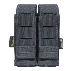 PORTA CARREGADOR DE PISTOLA DUPLO LASER CUT - CINZA PMESP