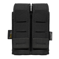 PORTA CARREGADOR DE PISTOLA DUPLO LASER CUT - PRETO