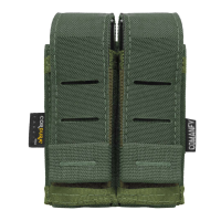 PORTA CARREGADOR DE PISTOLA DUPLO LASER CUT - VERDE MILITAR