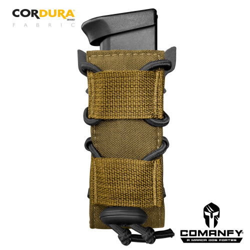PORTA CARREGADOR FAST PISTOL EM CORDURA® 1000D - COYOTE