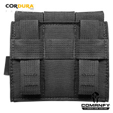 PORTA CARREGADOR DE PISTOLA TRIPLO - PRETO