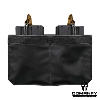 PORTA CARREGADOR FZ 7.62 DUPLO CANGURU - FITA DETALHE COYOTE