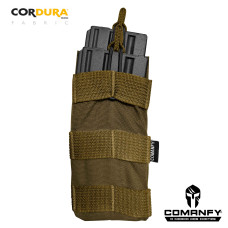 PORTA CARREGADOR FUZIL 5.56 ELÁSTICO EM CORDURA® 1000D - COYOTE