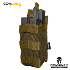 PORTA CARREGADOR FUZIL 5.56 ELÁSTICO EM CORDURA® 1000D - COYOTE