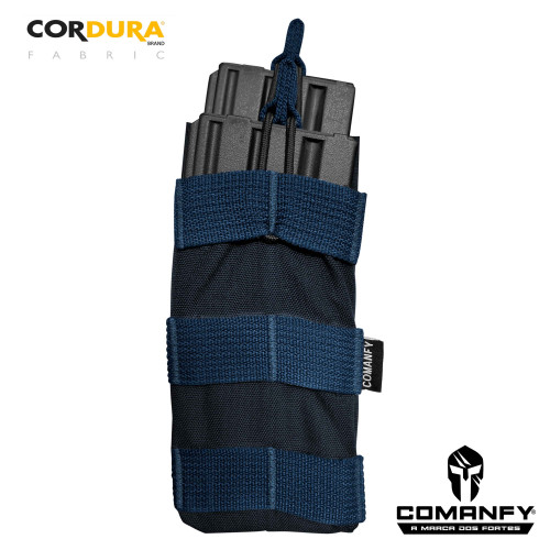 PORTA CARREGADOR FUZIL 5.56 ELÁSTICO EM CORDURA® 1000D - DARK NAVY