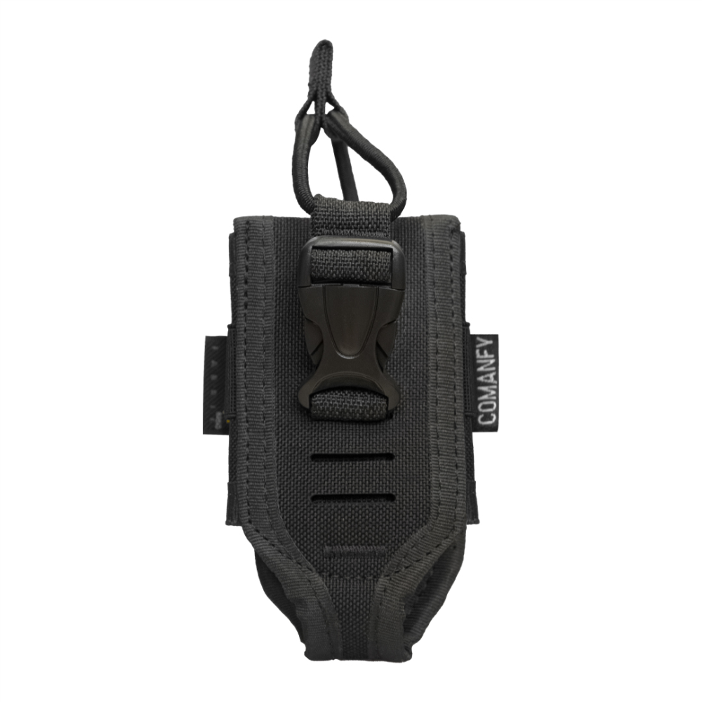 PORTA RÁDIO E HT DIGITAL LASER CUT - PRETO