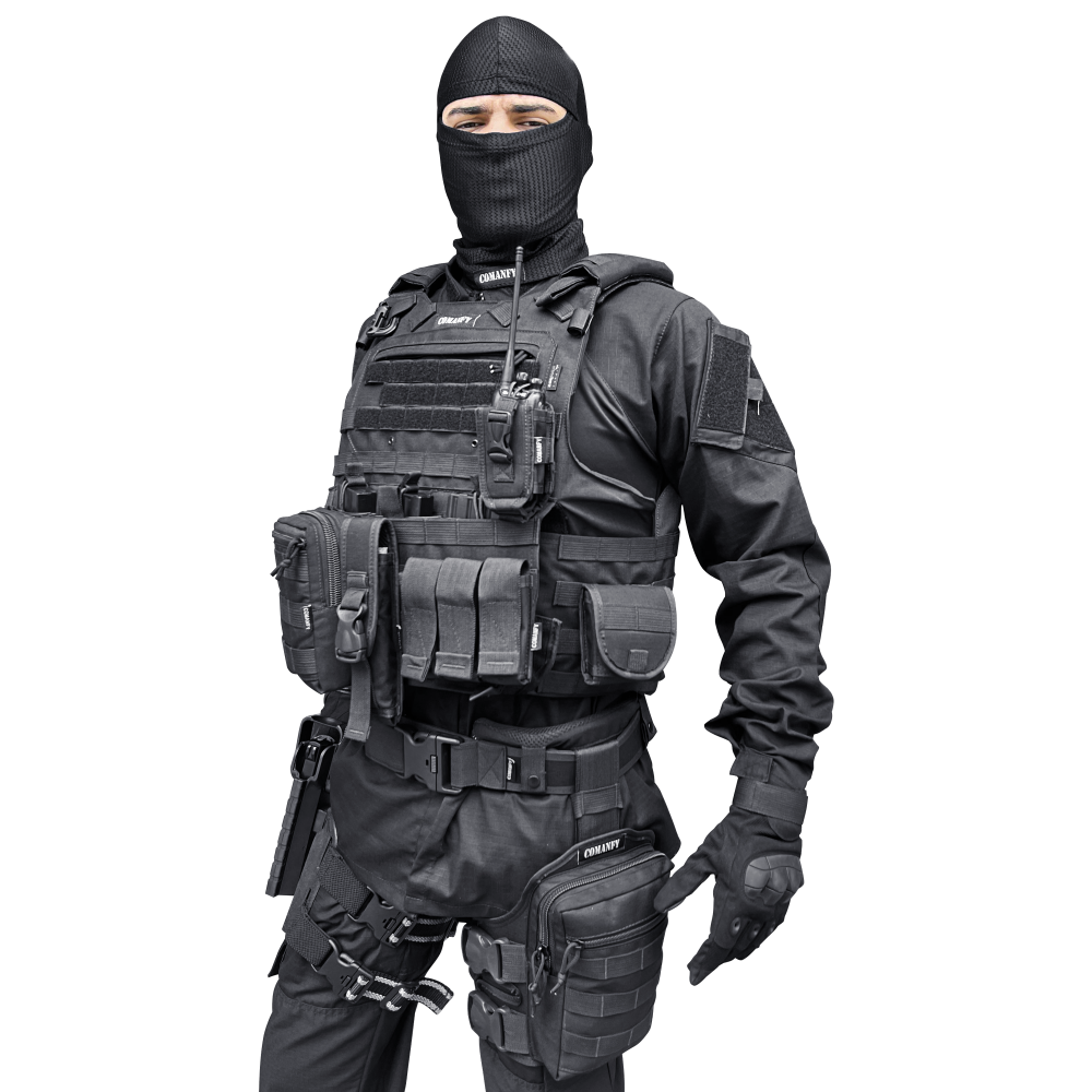 BORNAL DE PERNA COMANFY® TR01 - PRETO