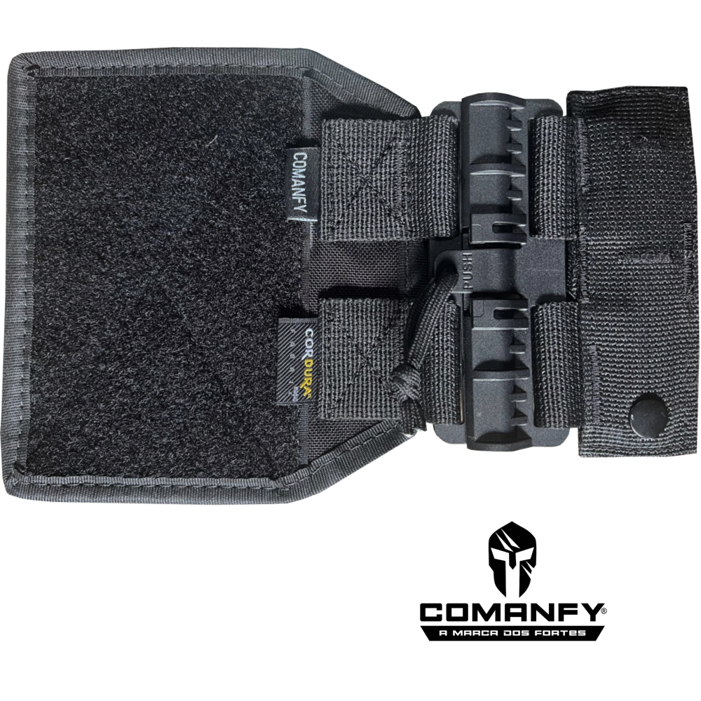 SOLTURA RÁPIDA DESLIZANTE PARA COLETES COMANFY - PRETO