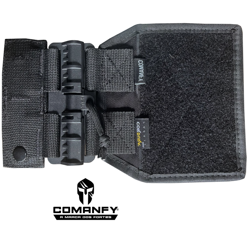 SOLTURA RÁPIDA DESLIZANTE PARA COLETES COMANFY - PRETO