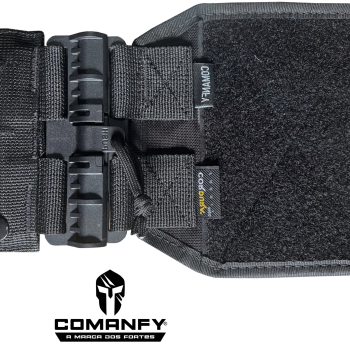 SOLTURA RÁPIDA DESLIZANTE PARA COLETES COMANFY - PRETO